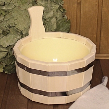 Шайка одноручная 5л с пластмассовой вставкой