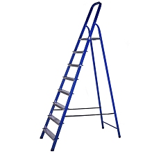 Стремянка стальная с алюминиевыми ступенями 08 ступеней