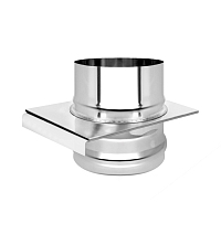 Шибер нерж. задвижной (AISI 430/0,5мм) д.120