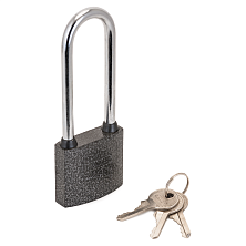 Замок навесной 32*5мм длинная дужка УЗК ВС1Ч-330Д