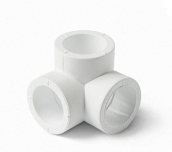 Тройник двухплоскостной 25 PRO AQUA