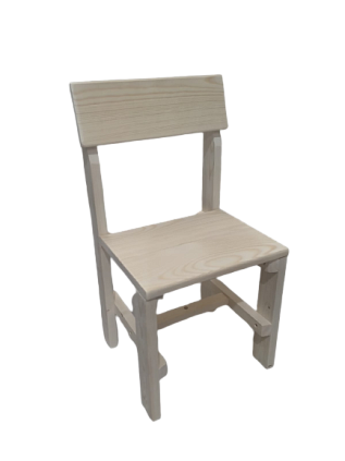 Стул детский со спинкой (хвоя) - №1