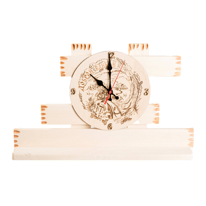 Часы с полкой 450*380 (Распродажа) - №1