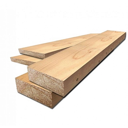 Доска обрезная  50*200*6,0 м. сухая - №1
