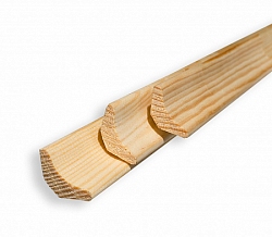 Плинтус 55 мм. гладкий 2,5м хвоя