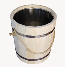 Ведро 12л с нержавеющей вставкой