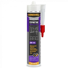 Герметик силиконовый DONEWELL 260мл, прозрачный