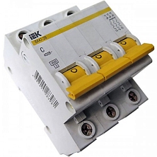 Выключатель автоматический трехполюсный 40А C ВА47-29 4.5кА