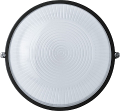 Светильник ЛОН 94 811 NBL-R1-60-E27/BL 1х60Вт E27 IP54 (аналог НПБ 1301 черн. круг 60Вт) Navigator