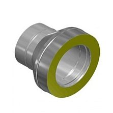 Переход на сэндвич нерж. (AISI 430/0,5мм) д.115х200 (ММ)