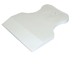 Шпатель резиновый 100мм белый