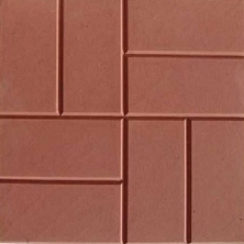 Плитка тротуарная 400*400*40, рисунок 8 плиток, красная