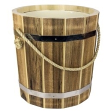 Ведро 15л с пластмассовой вставкой Добрыня