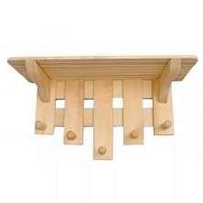 Вешалка-полка 5 крючков