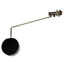 Клапан наливной для бачка бок. подв, резьба латунь, с поплавком