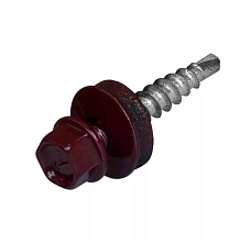 Саморез кровельный 4,8*29 RAL 8017 (шоколад)