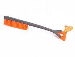 Щетка от снега и льда с мягкой щетиной (52 см) + съемный скребок (AB-R-11)