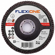 Круг лепестковый плоский 125*22мм Р36 Flexione Expert (Распродажа)