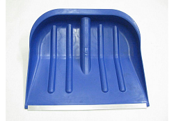 Лопата пластмассовая  снеговая "Аляска" с планкой 420*350мм ЦВЕТНАЯ Б/Ч