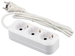 Удлинитель бытовой 3*5м с заземлением 10А У10-554