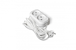 Удлинитель 2*3м без заземл. 10А IP20 Е-202 ПВС 2*0.75 АБС-пластик UNIVersal 9631960