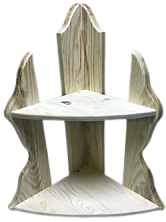 Полка угловая "Пламя"2