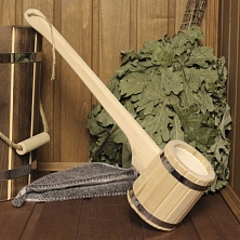 Черпак 0,3л с пластиковой вставкой