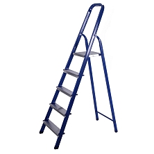 Стремянка стальная с алюминиевыми ступенями 05 ступеней