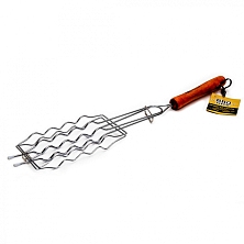 Решетка-гриль для сосисок, колбасок и купат 18*18см (Распродажа)