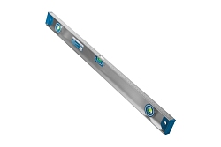 Уровень 400мм алюминиевый скелетный, 2 глазка+ 1 поворотный на 360, магн.лента, линейка