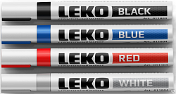 Маркер LEKON EXTRA WHITE перманентный белый 012393