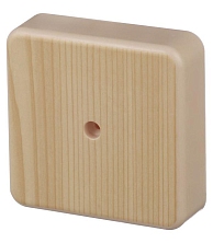 Коробка клеммная 75х75х30мм сосна