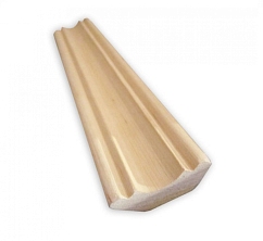 Плинтус Осина 45 мм. фигурный 