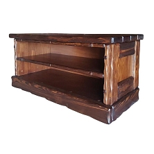 Обувница "Уют" (массив сосны) цвет коричневый