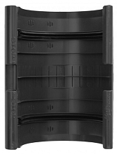 Муфта желоба ПВХ - графит