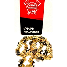 Цепь пильная RealForest 91RFX052E, Super Chisel, шаг 3/8" (0,375"; 9,32мм), толщина 1,3мм (0,050"),