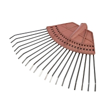 Грабли веерные пластинчатые, 20 зуб., оцинкованные, с пластмассовым основанием, б/ч