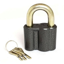 Замок навесной ВС26 (полимерн./45мм/3кл.)