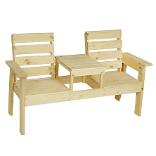 Лавка со столиком "Stereo" (хвоя)