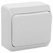 Выкл-ль 1-кл. ОУ белый ЭТЮД