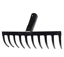 Грабли б/ч прямые 10-ти зубые