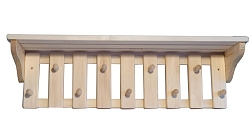 Вешалка - полка 9 крючков