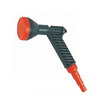Душ-пистолет с фиксатором и штуцером 1/2-3/4-5/8 (на шланг d15мм, 16мм, 20мм)